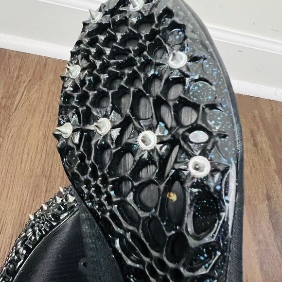 Nike Zoom Ja Fly 3 Black & Iridescent Elite Track Spikes Shoes ~Sz 12 - Picture 8 of 11